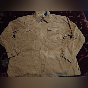 Drill Vintage Men's Tan Corduroy Shirt Jacket